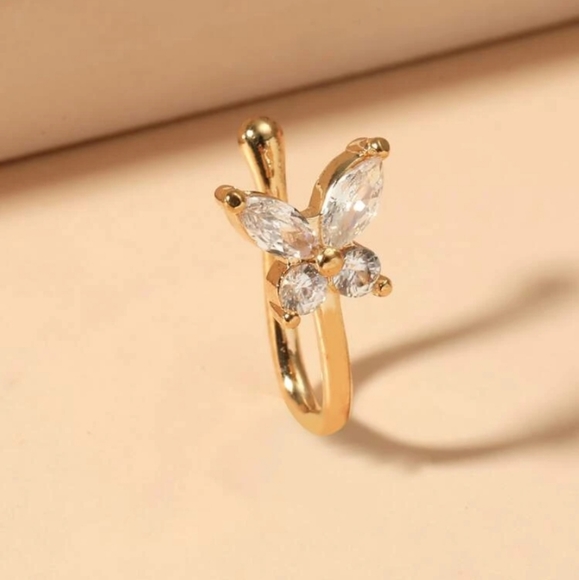 *Prescilla* Nose Ring Cuff - Picture 2 of 4